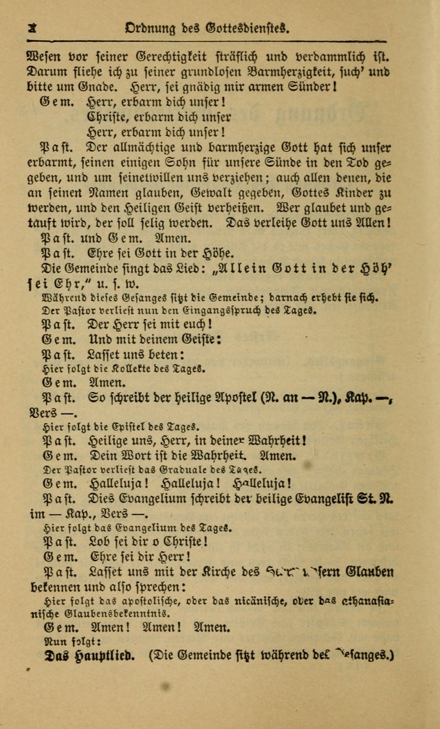 Gesangbuch für Gemeinden des Evangelisch-Lutherischen Bekenntnisses (14th ed.) page xiv