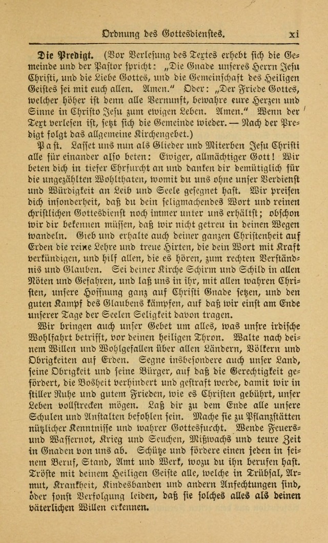 Gesangbuch für Gemeinden des Evangelisch-Lutherischen Bekenntnisses (14th ed.) page xv