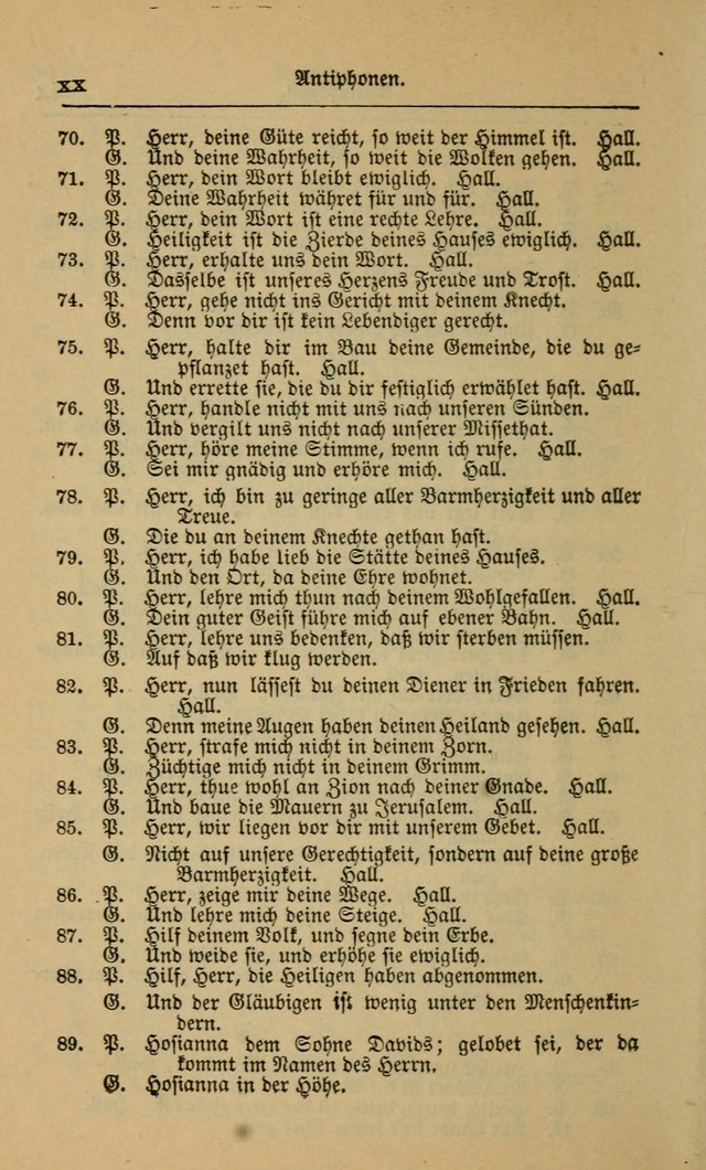 Gesangbuch für Gemeinden des Evangelisch-Lutherischen Bekenntnisses (14th ed.) page xxiv