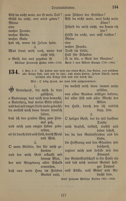 Gesangbuch: zum gottesdienstlichen und häuslichen Gebrauch in Evangelischen Mennoniten-Gemeinden (3rd ed.) page 117