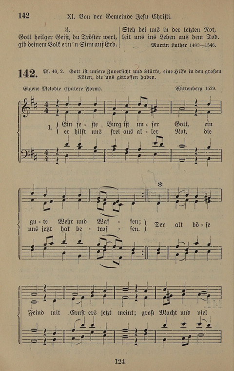 Gesangbuch: zum gottesdienstlichen und häuslichen Gebrauch in Evangelischen Mennoniten-Gemeinden (3rd ed.) page 124