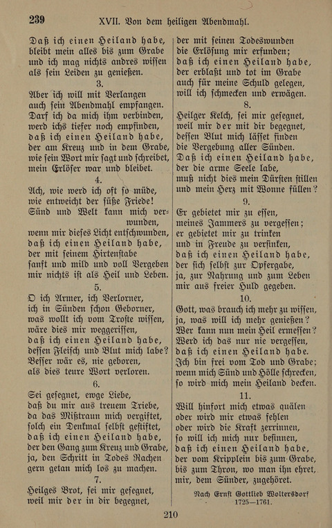 Gesangbuch: zum gottesdienstlichen und häuslichen Gebrauch in Evangelischen Mennoniten-Gemeinden (3rd ed.) page 210