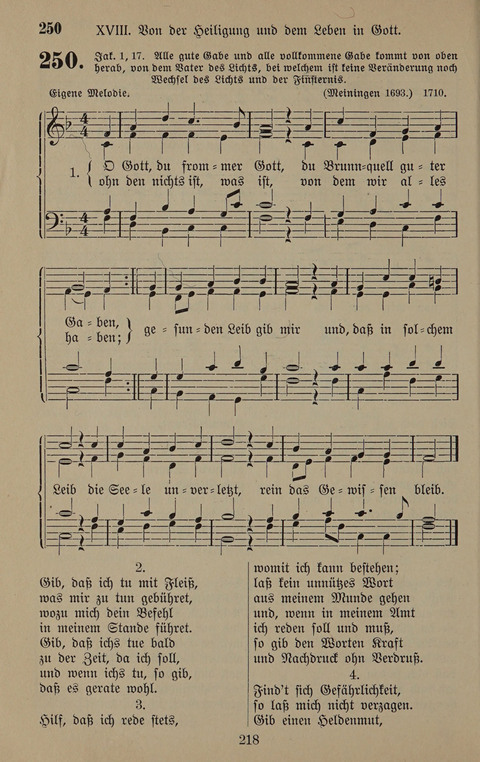 Gesangbuch: zum gottesdienstlichen und häuslichen Gebrauch in Evangelischen Mennoniten-Gemeinden (3rd ed.) page 218