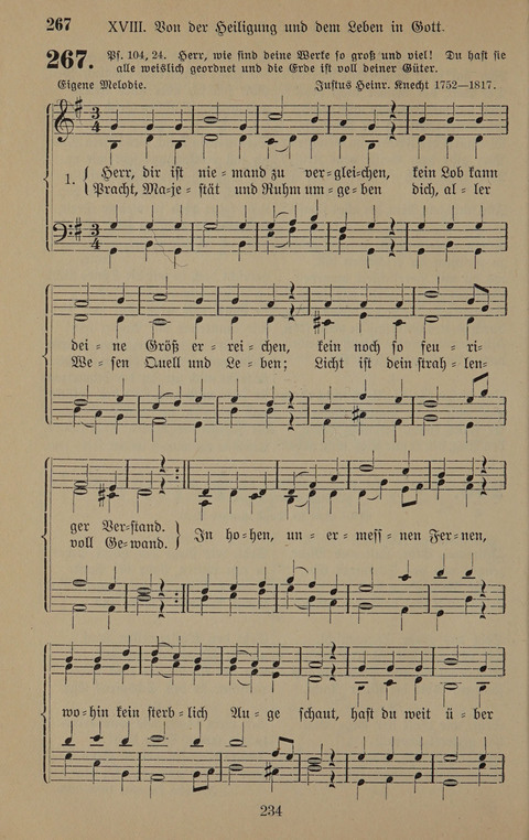 Gesangbuch: zum gottesdienstlichen und häuslichen Gebrauch in Evangelischen Mennoniten-Gemeinden (3rd ed.) page 234