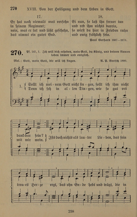 Gesangbuch: zum gottesdienstlichen und häuslichen Gebrauch in Evangelischen Mennoniten-Gemeinden (3rd ed.) page 238