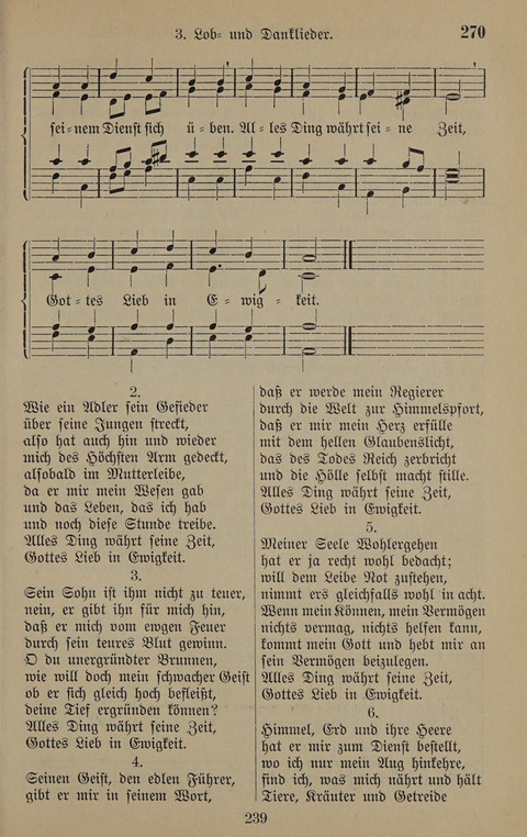 Gesangbuch: zum gottesdienstlichen und häuslichen Gebrauch in Evangelischen Mennoniten-Gemeinden (3rd ed.) page 239