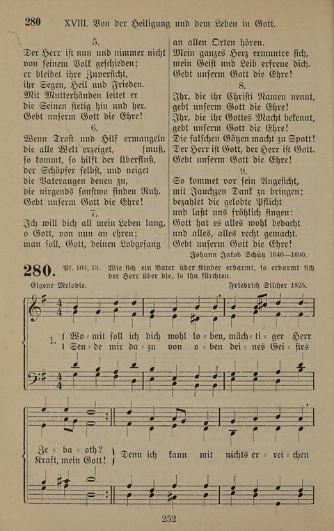 Gesangbuch: zum gottesdienstlichen und häuslichen Gebrauch in Evangelischen Mennoniten-Gemeinden (3rd ed.) page 252