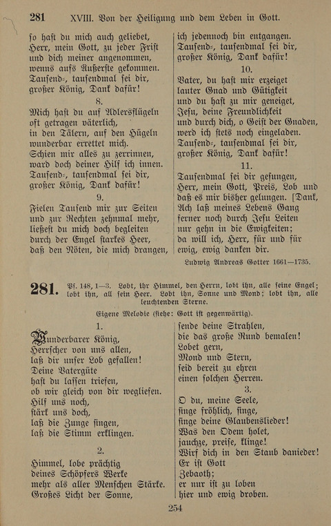 Gesangbuch: zum gottesdienstlichen und häuslichen Gebrauch in Evangelischen Mennoniten-Gemeinden (3rd ed.) page 254