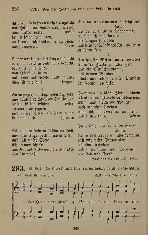 Gesangbuch: zum gottesdienstlichen und häuslichen Gebrauch in Evangelischen Mennoniten-Gemeinden (3rd ed.) page 268