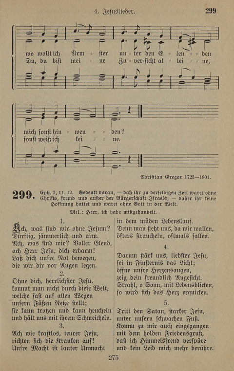 Gesangbuch: zum gottesdienstlichen und häuslichen Gebrauch in Evangelischen Mennoniten-Gemeinden (3rd ed.) page 275