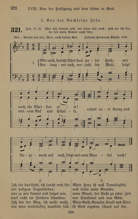 Gesangbuch: zum gottesdienstlichen und häuslichen Gebrauch in Evangelischen Mennoniten-Gemeinden (3rd ed.) page 298