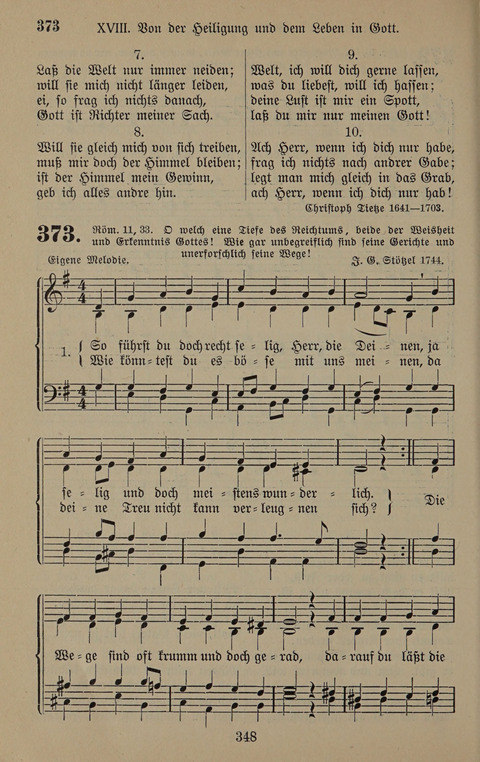 Gesangbuch: zum gottesdienstlichen und häuslichen Gebrauch in Evangelischen Mennoniten-Gemeinden (3rd ed.) page 348