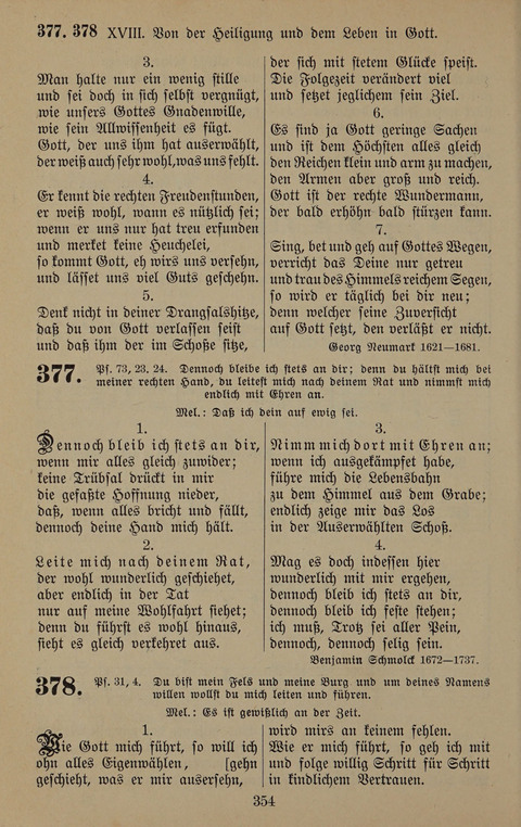 Gesangbuch: zum gottesdienstlichen und häuslichen Gebrauch in Evangelischen Mennoniten-Gemeinden (3rd ed.) page 354