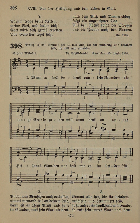 Gesangbuch: zum gottesdienstlichen und häuslichen Gebrauch in Evangelischen Mennoniten-Gemeinden (3rd ed.) page 372