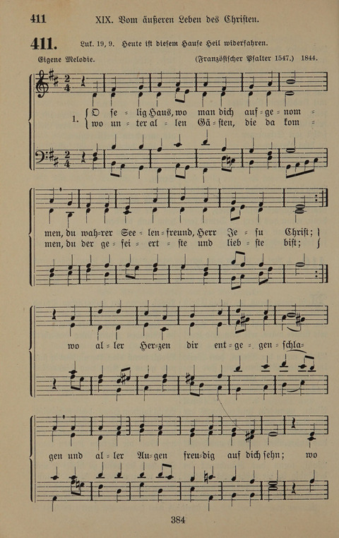 Gesangbuch: zum gottesdienstlichen und häuslichen Gebrauch in Evangelischen Mennoniten-Gemeinden (3rd ed.) page 384