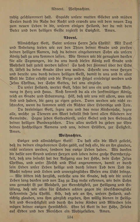 Gesangbuch: zum gottesdienstlichen und häuslichen Gebrauch in Evangelischen Mennoniten-Gemeinden (3rd ed.) page 534