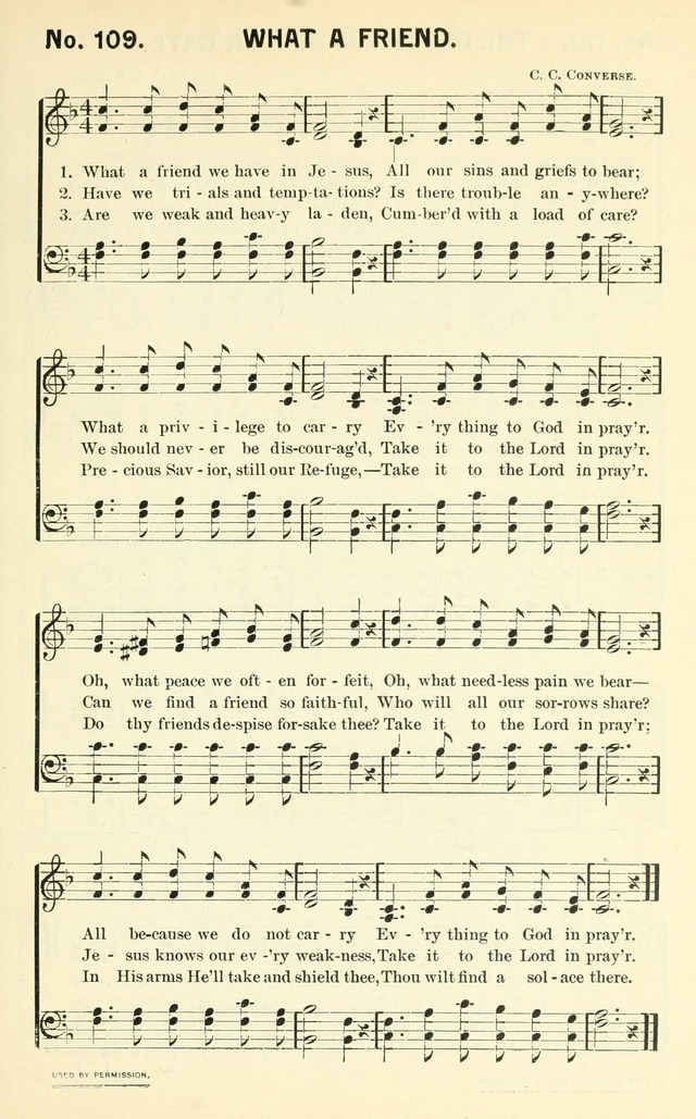 Golden Grain: No. 1: for Sabbath schools, gospel meetings, etc. page 109