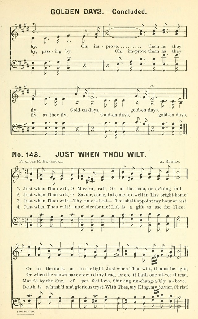 Golden Grain: No. 1: for Sabbath schools, gospel meetings, etc. page 143