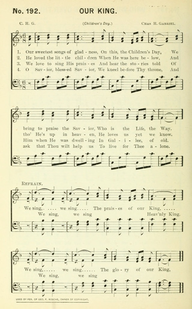 Golden Grain: No. 1: for Sabbath schools, gospel meetings, etc. page 192