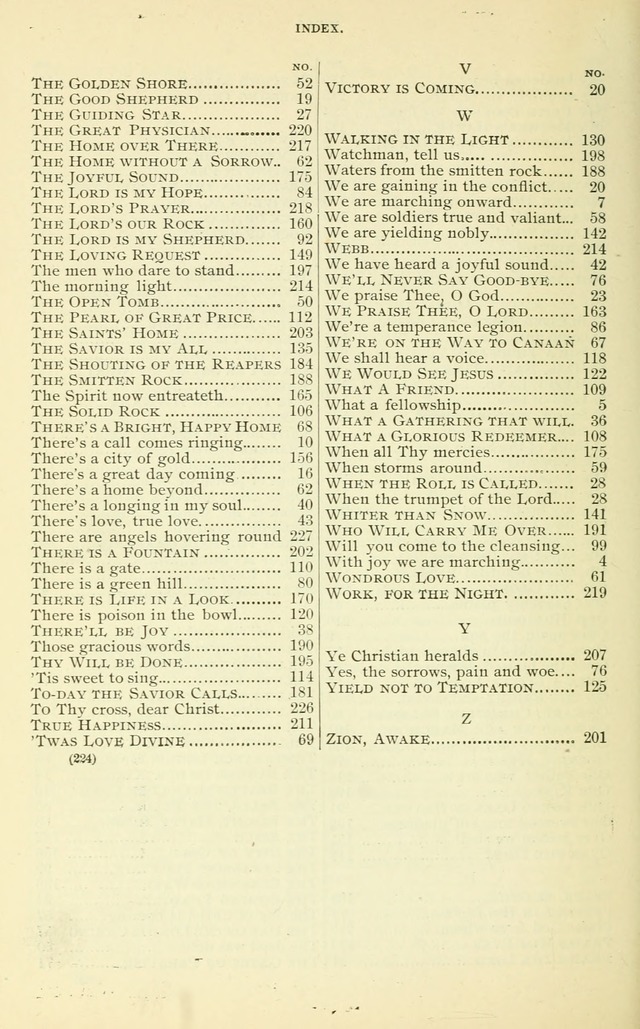 Golden Grain: No. 1: for Sabbath schools, gospel meetings, etc. page 222