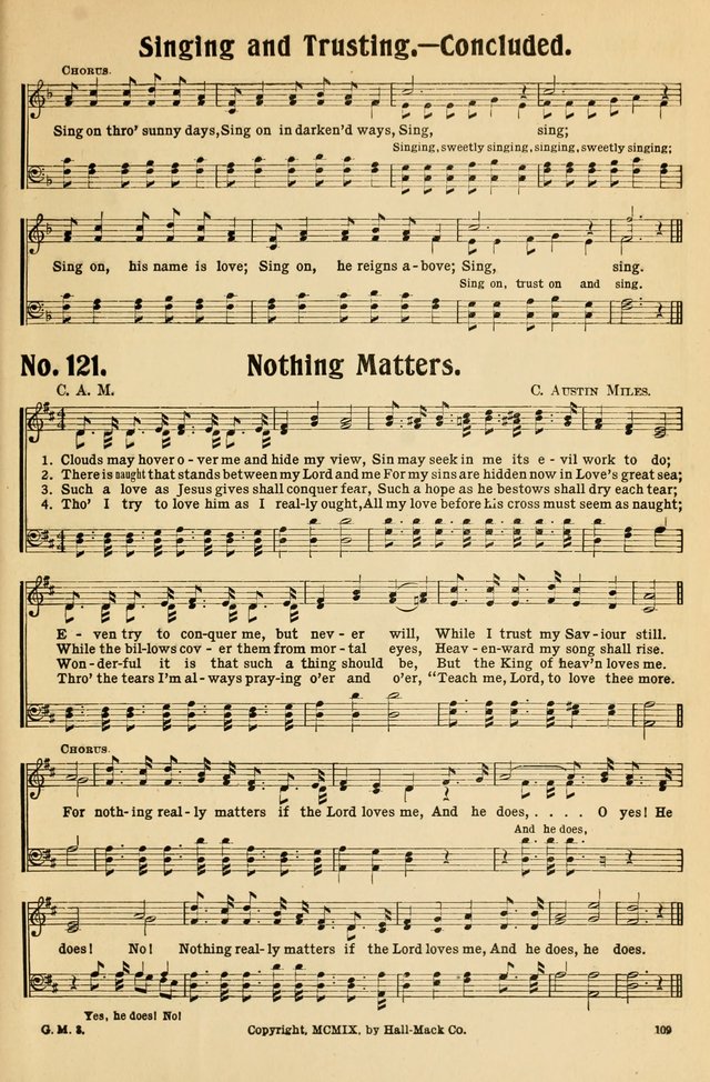 Gospel Gems Number 1 : One Hundred Eighty Sacred Selections for Religious Meetings page 99