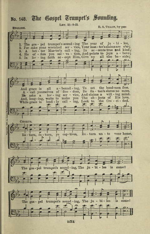 Gospel Hymns Nos. 1 to 6 page 151