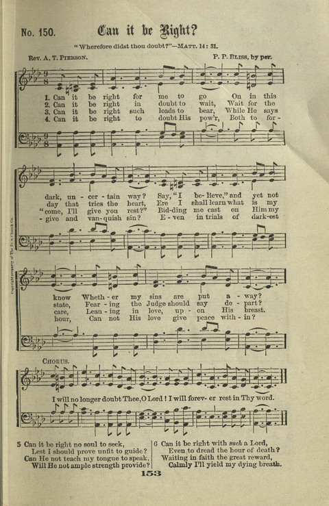 Gospel Hymns Nos. 1 to 6 page 153