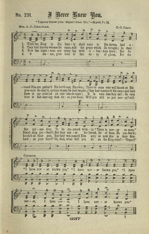 Gospel Hymns Nos. 1 to 6 page 237