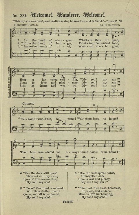 Gospel Hymns Nos. 1 to 6 page 345