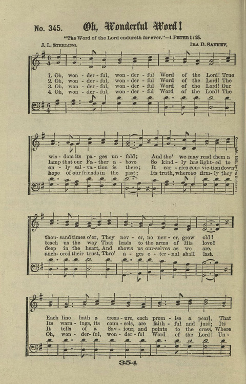 Gospel Hymns Nos. 1 to 6 page 354