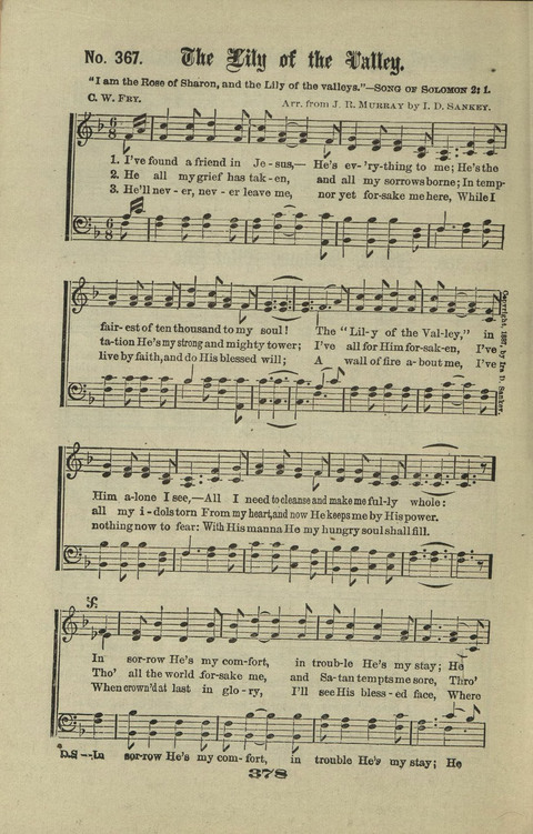 Gospel Hymns Nos. 1 to 6 page 378