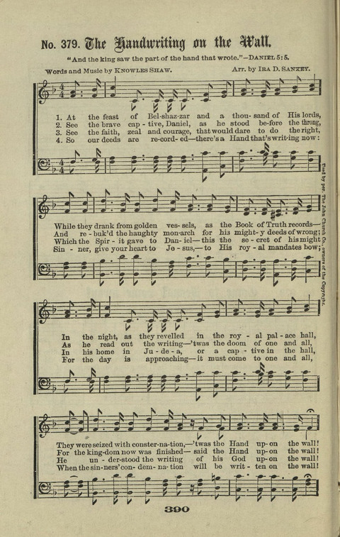 Gospel Hymns Nos. 1 to 6 page 390