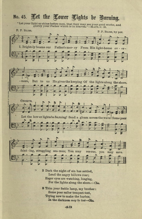 Gospel Hymns Nos. 1 to 6 page 43