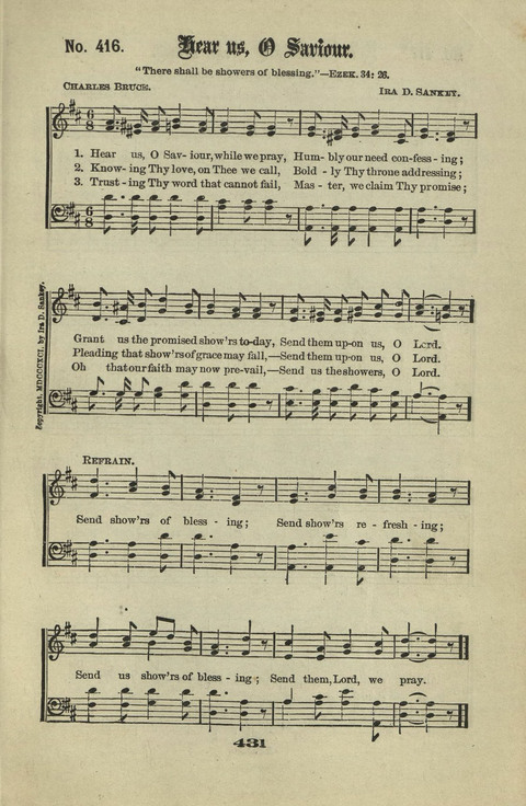 Gospel Hymns Nos. 1 to 6 page 431