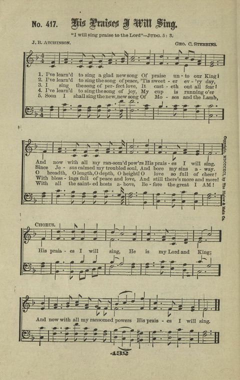 Gospel Hymns Nos. 1 to 6 page 432