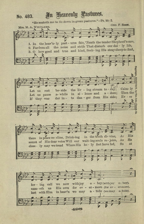 Gospel Hymns Nos. 1 to 6 page 498