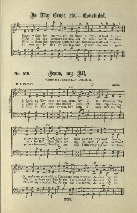 Gospel Hymns Nos. 1 to 6 page 531