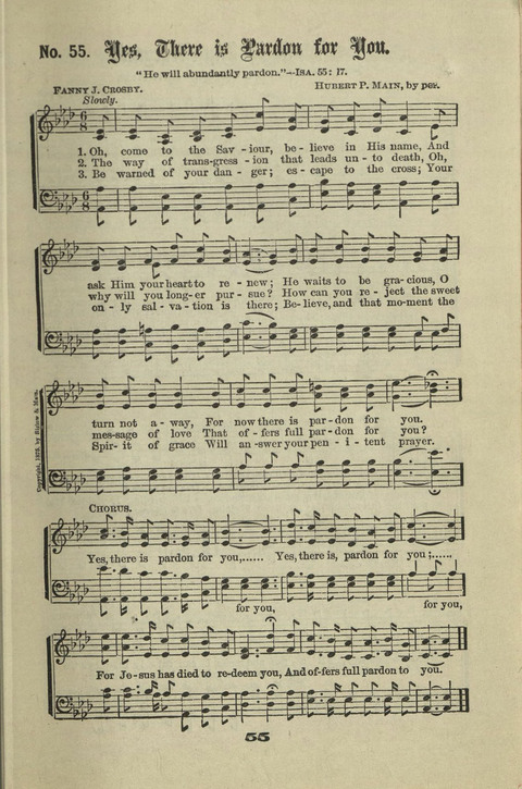 Gospel Hymns Nos. 1 to 6 page 55