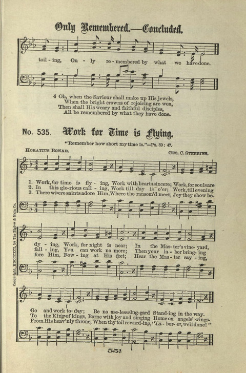 Gospel Hymns Nos. 1 to 6 page 551