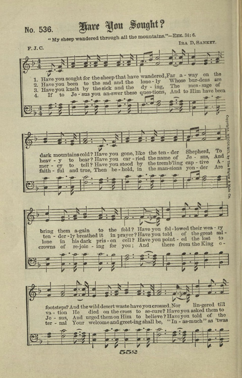 Gospel Hymns Nos. 1 to 6 page 552