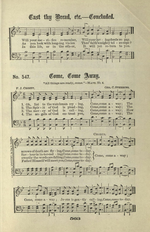 Gospel Hymns Nos. 1 to 6 page 563