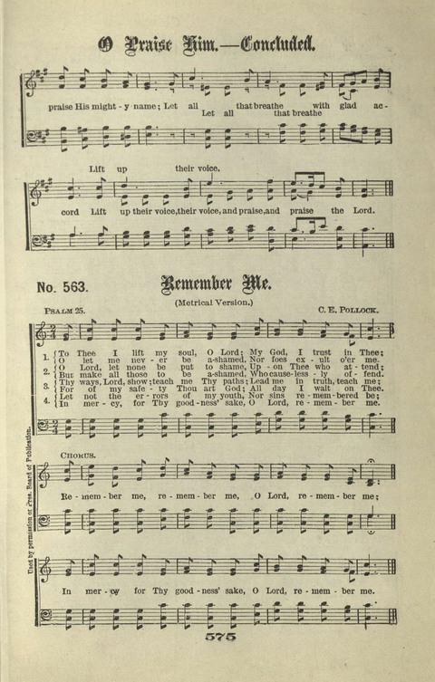 Gospel Hymns Nos. 1 to 6 page 575