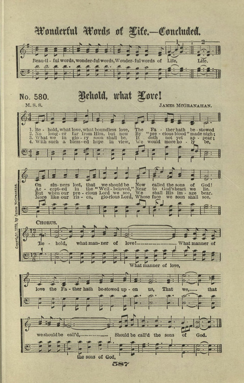 Gospel Hymns Nos. 1 to 6 page 587