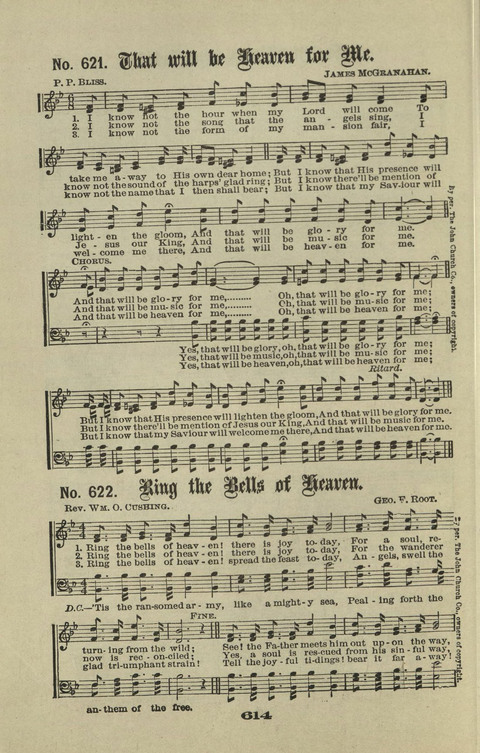 Gospel Hymns Nos. 1 to 6 page 614