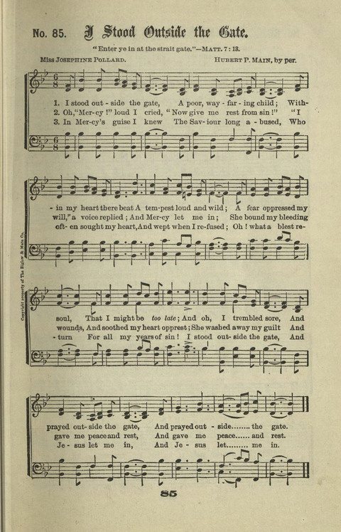 Gospel Hymns Nos. 1 to 6 page 85