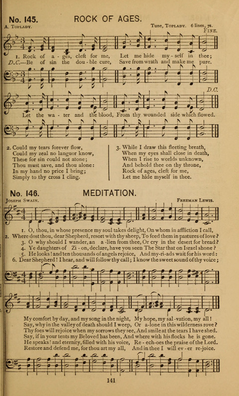 Glad Hallelujahs: replete with sacred songs page 141