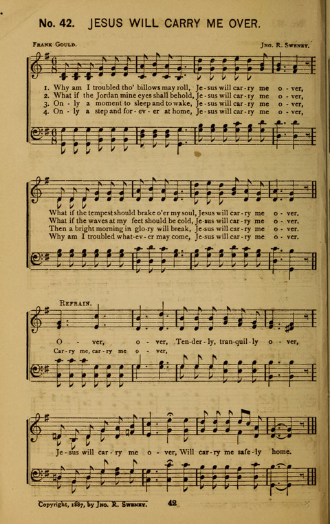 Glad Hallelujahs: replete with sacred songs page 42