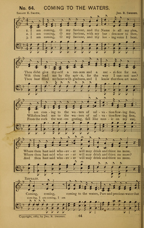 Glad Hallelujahs: replete with sacred songs page 64