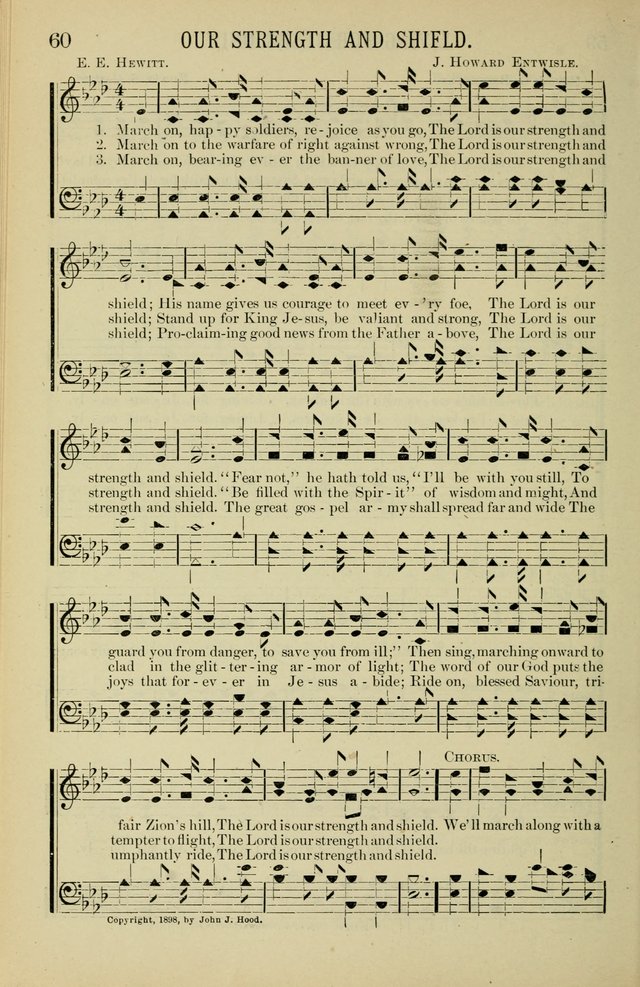 Gospel Hosannas: A Choice Collection of Hymns and Tunes for use in Evangelistic, Brotherhood and Mission Meetings, Sunday School, Etc. page 60