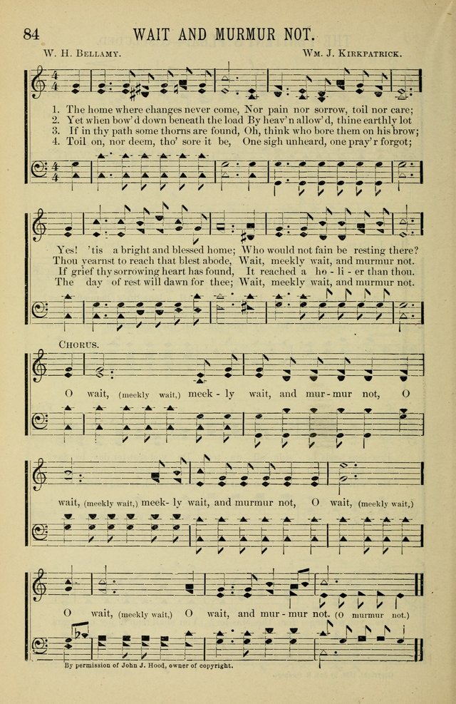 Gospel Hosannas: A Choice Collection of Hymns and Tunes for use in Evangelistic, Brotherhood and Mission Meetings, Sunday School, Etc. page 84